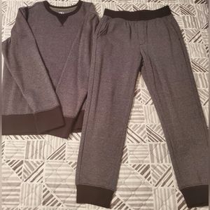 Athletic Works Youth Black Sweatsuit